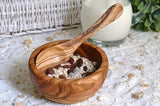 Muesli bowl made of olive wood (various sizes)