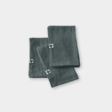 Juego de tres servilletas de lino lavado (varios colores)
